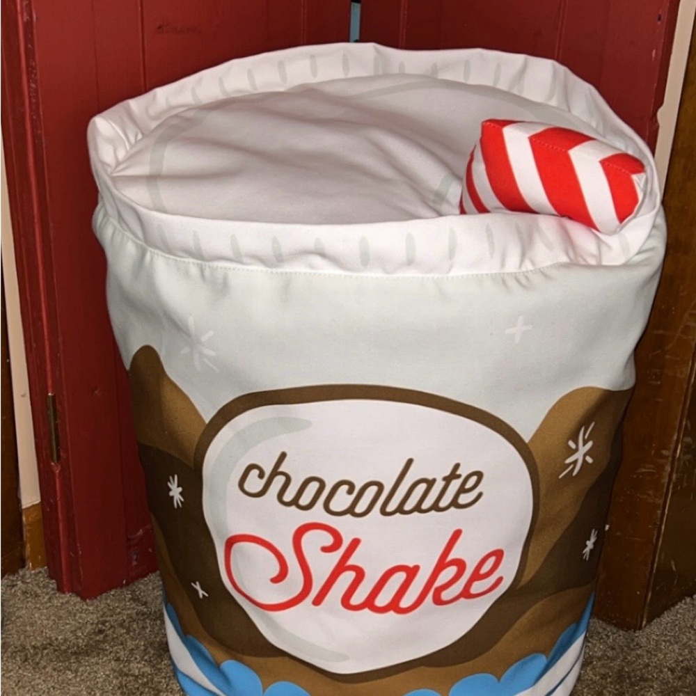 Chocolate Shake bean bag pouf